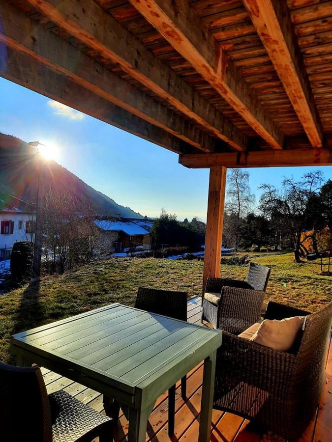 Votre Studio Balneo Bien-Etre A La Montagne Thollon-les-Memises Eksteriør billede